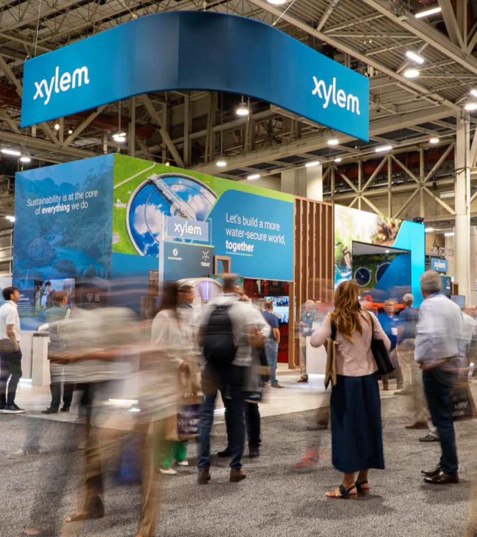 xylem trade show exhibit design